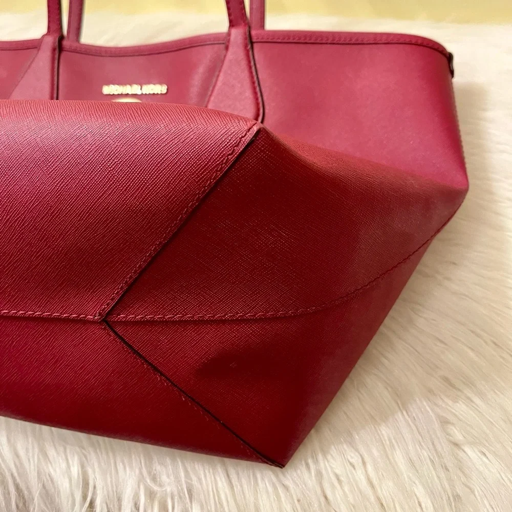 Michael Kors Burgundy Reversible Tote